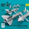 RESKIT RS32-0581 R-27ER (AA-10 Alamo-C) missiles (4 pcs) (MiG-29, Su-27, Yak-141) (3D Printed) (1/32)